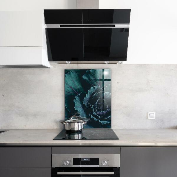 Nástenný panel  Kapustné listy tmavo zelené