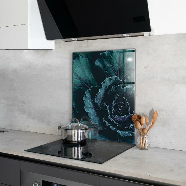 Nástenný panel  Kapustné listy tmavo zelené