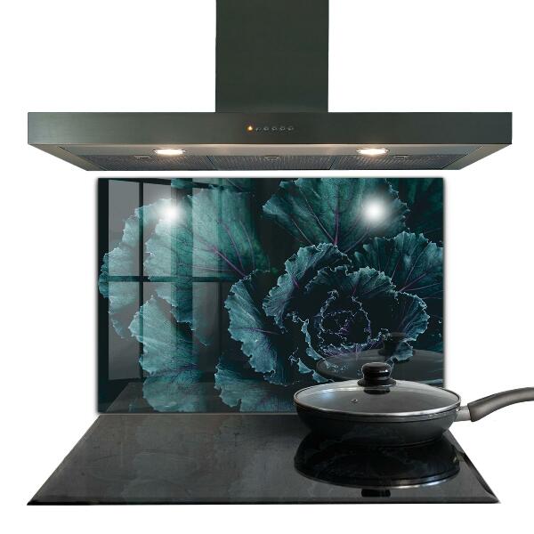 Nástenný panel  Kapustné listy tmavo zelené