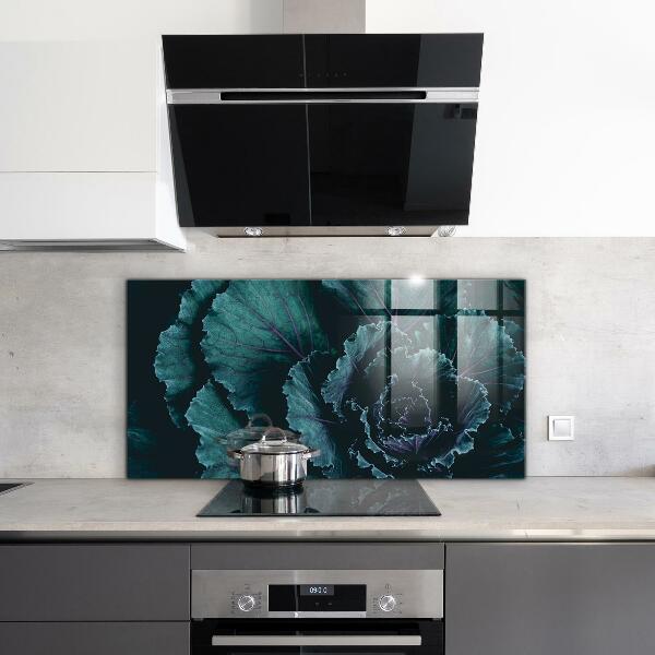 Nástenný panel  Kapustné listy tmavo zelené
