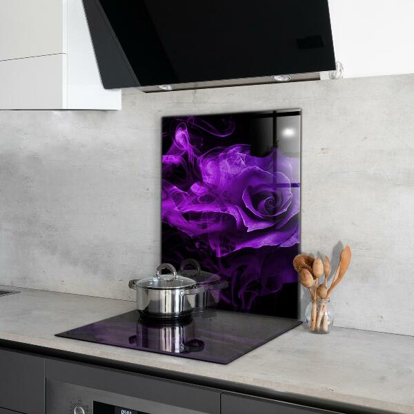Nástenný panel  Purple rose abstract smoke