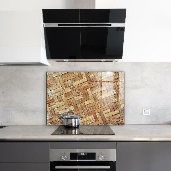 Nástenný panel  Pletený bambusový ratan ázia