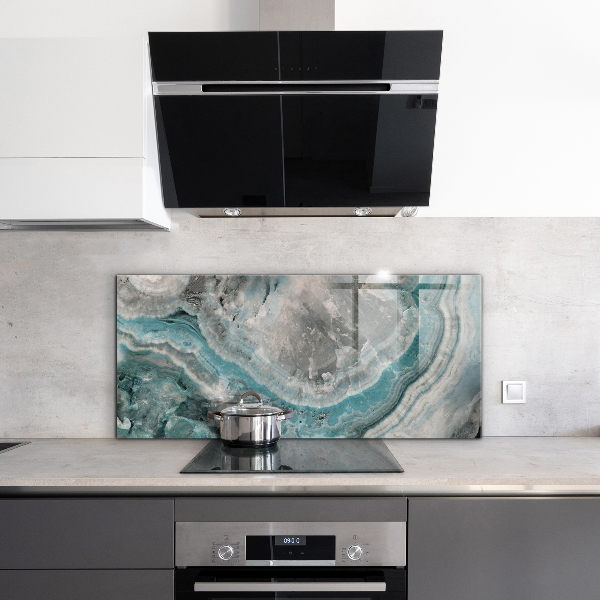 Sklenený obklad do kuchyne Abstraktný farebný vír vzor