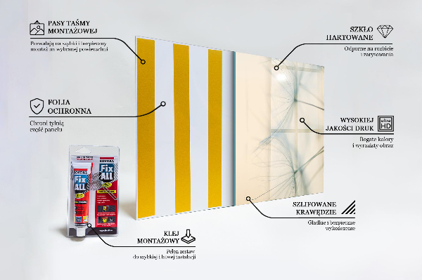 Nástenný panel  Krásna jemná púpava