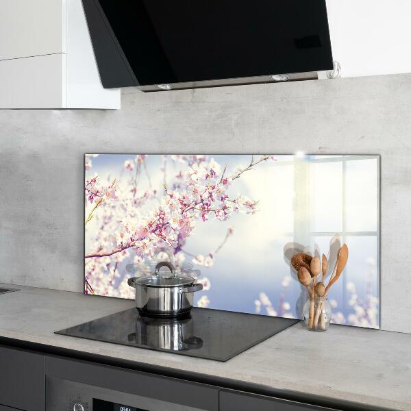 Nástenný panel  Jemné ružové kvety