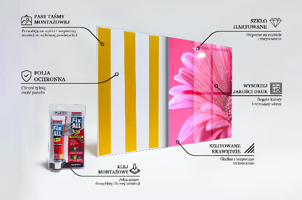 Nástenný panel  Podrobnosti o prírode ružového kvetu