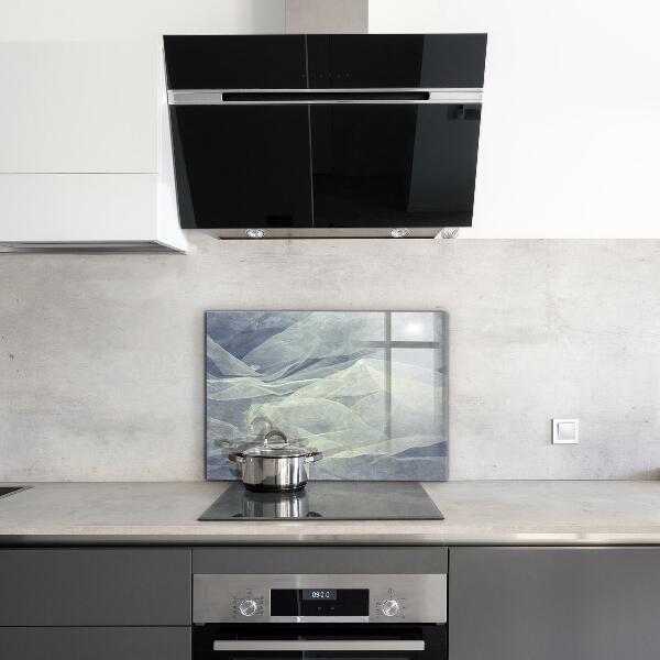 Sklenený obklad do kuchyne Galaxy chaos fantasy