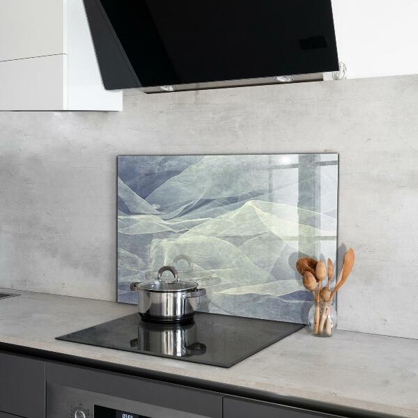 Sklenený obklad do kuchyne Galaxy chaos fantasy