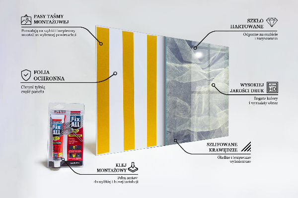 Sklenený obklad do kuchyne Galaxy chaos fantasy