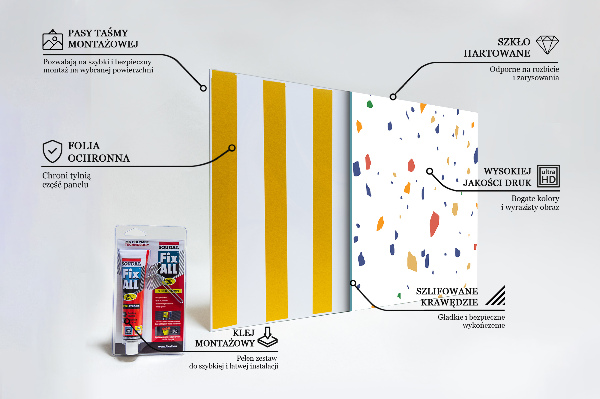 Nástenný panel  Terrazzo terrazzo pebbles