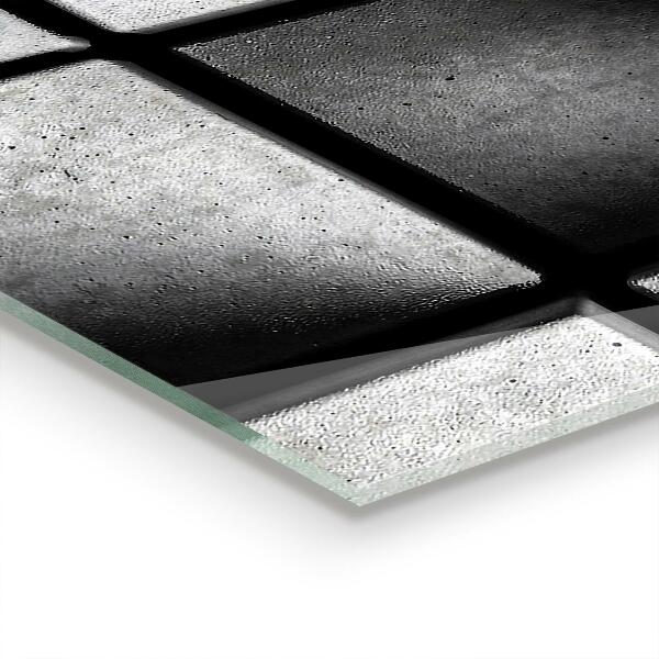 Sklenený obklad do kuchyne Monochromatické kocky