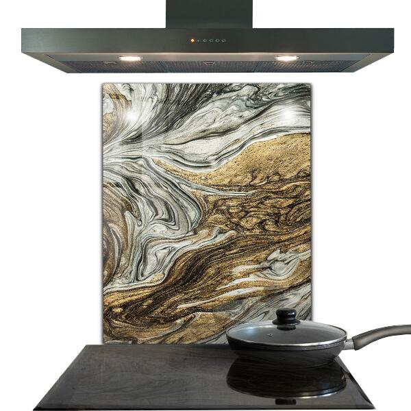 Sklenený obklad do kuchyne Kamenná štruktúra