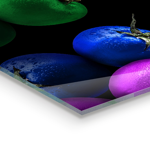 Sklenený obklad do kuchyne Farebné šťavnaté paradajky