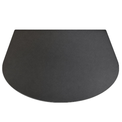 Poloválna ochranná podložka pod gril 80x90 cm