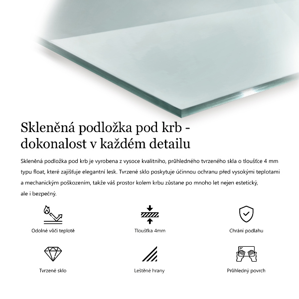 Podložka pod krb obdĺžniková h40