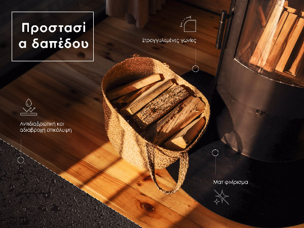 Nehorľavá podložka pred krb z čierneho plechu 80x90 cm