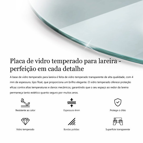 Podložka pod krbové kachle obdĺžniková fi100 cm