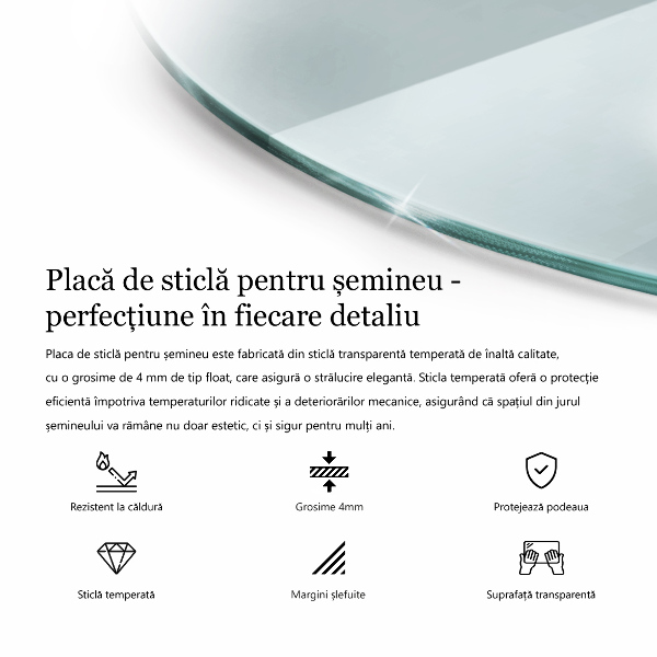 Sklo pod krb obdĺžnikový fi80 cm