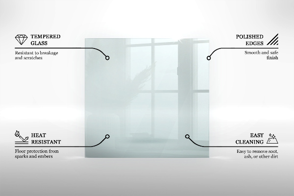 Sklo pod krb obdĺžnikový 100x50 cm