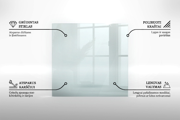 Podložka pod krbové kachle obdĺžniková 125x50 cm