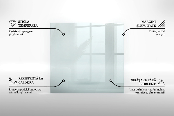 Sklo pod krb obdĺžnikový 80x60 cm