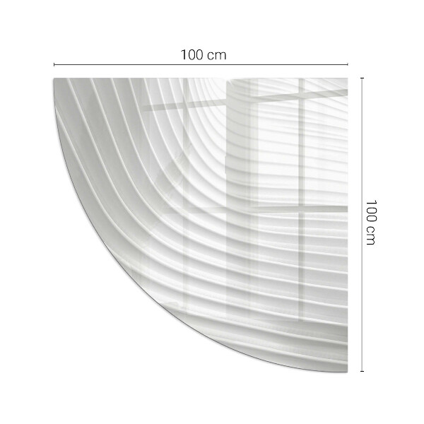 Sklenená podložka pod krb Vlny jemných línií