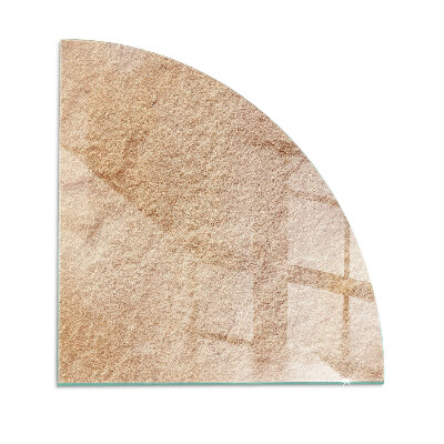 Sklenená podložka pod krb Textúra prírodného kameňa