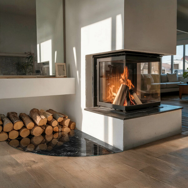 Podložka pod krbové kachle Elegantný mramorový vzor