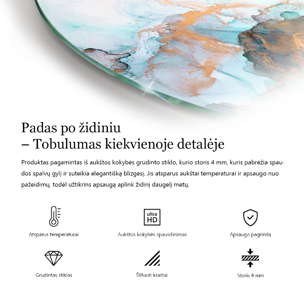 Podložka pod krbové kachle Textúra povrchu kameňa