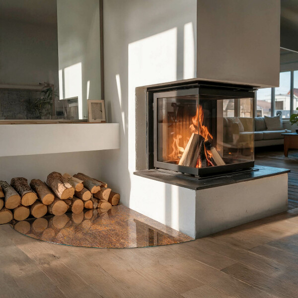 Podložka pod krbové kachle Hrdzavá textúra na pozadí