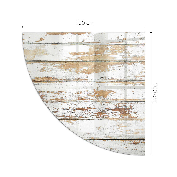 Podložka pod krbové kachle Poškodená drevená doska