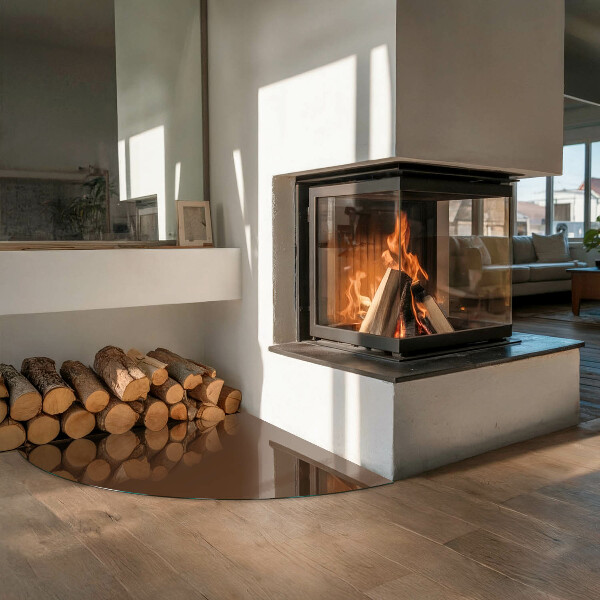 Podložka pod krbové kachle Farba Hnedá