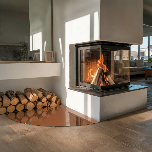 Podložka pod krbové kachle Farba Hnedá