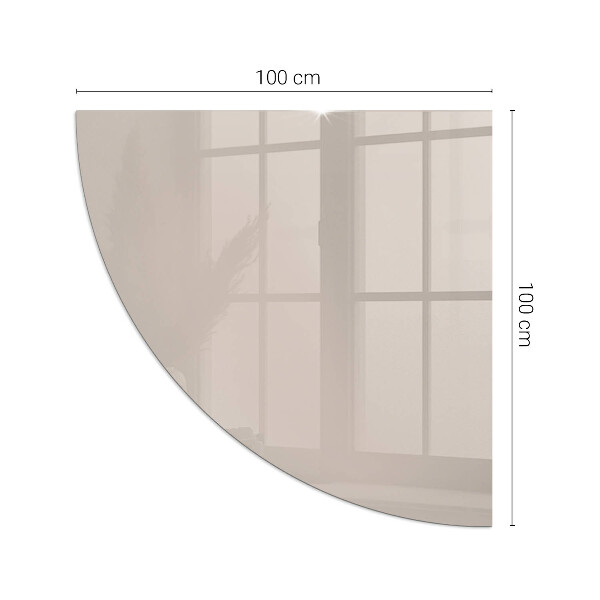 Sklenená podložka pod krbové kachle Farba Svetlohnedá