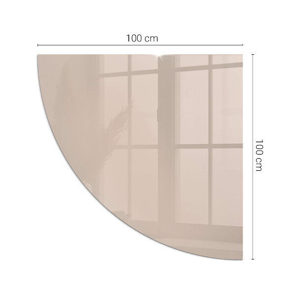 Sklenená podložka pod krbové kachle Farba Svetlohnedá