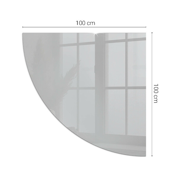 Sklenená podložka pod krb Farba Svetlosivá