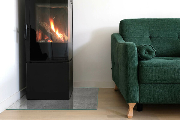 Štvorcová podložka pod kachle Textúra surového betónu