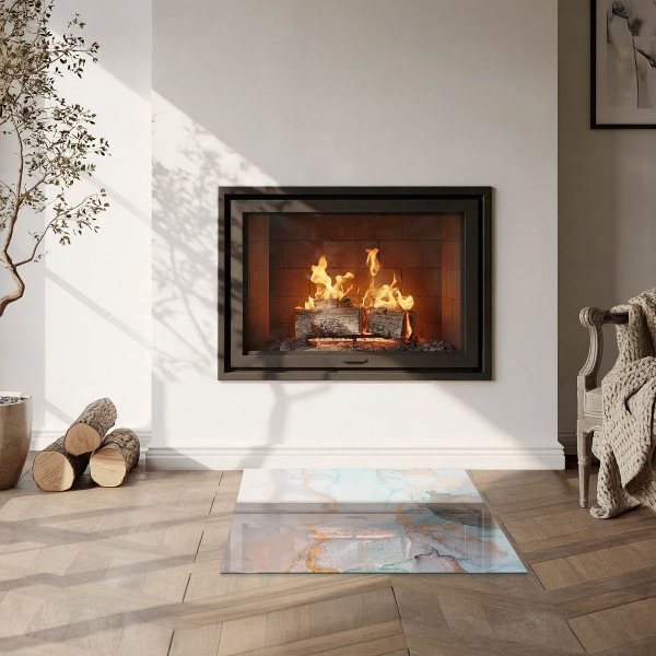 Štvorcová podložka pod kachle Abstraktný tekutý vzor