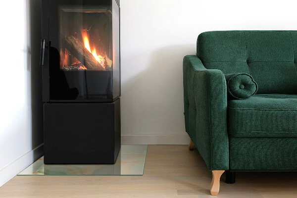 Štvorcová podložka pod kachle Abstraktný mramorový vzor