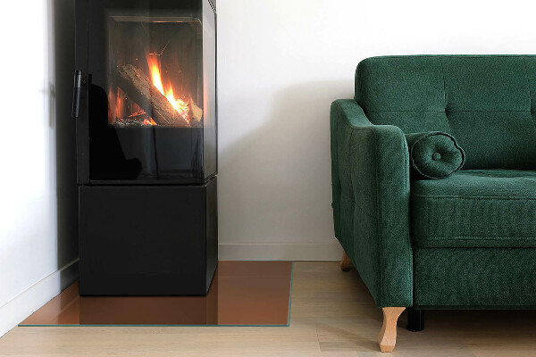 Štvorcová podložka pod kachle Farba Hnedá