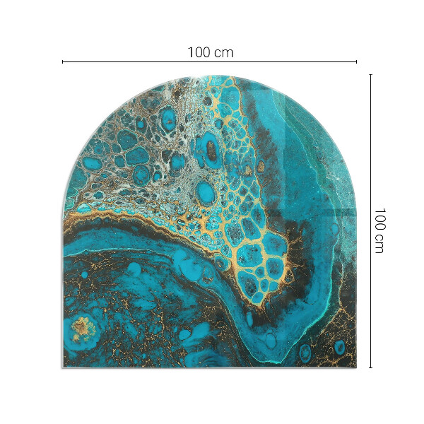 Sklo pod krb Abstraktný organický vzor