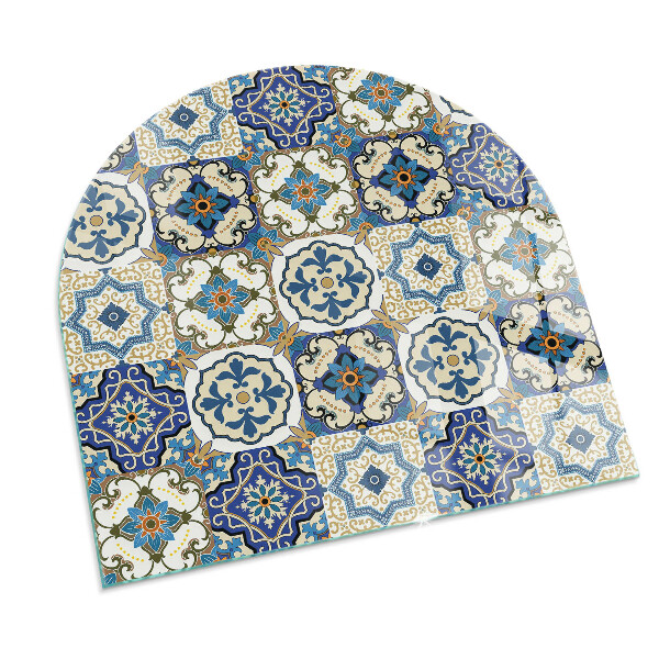 Podložka pod krb Mozaikový vzor s kvetmi