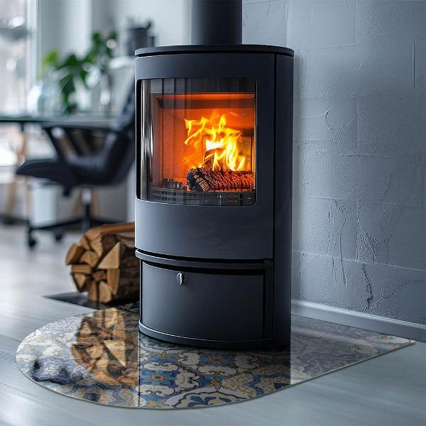 Podložka pod krb Mozaikový vzor s kvetmi