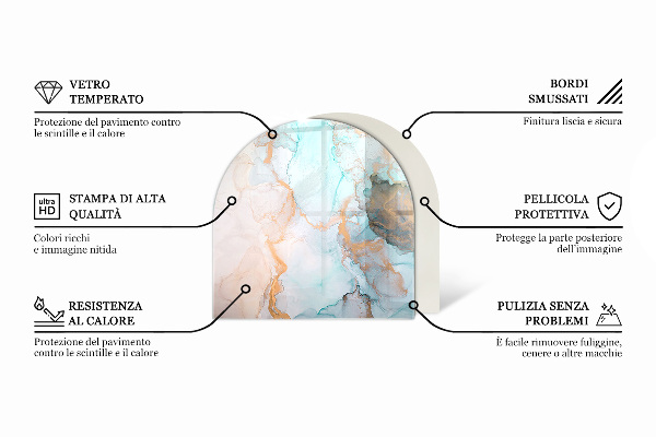 Podložka pod krb Elegantný rastlinný vzor