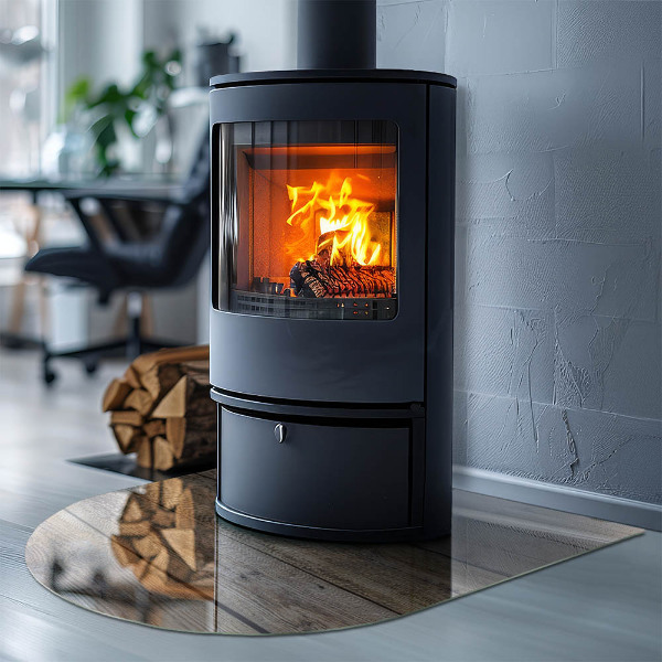 Podložka pod kachle Dosky z prírodného dreva