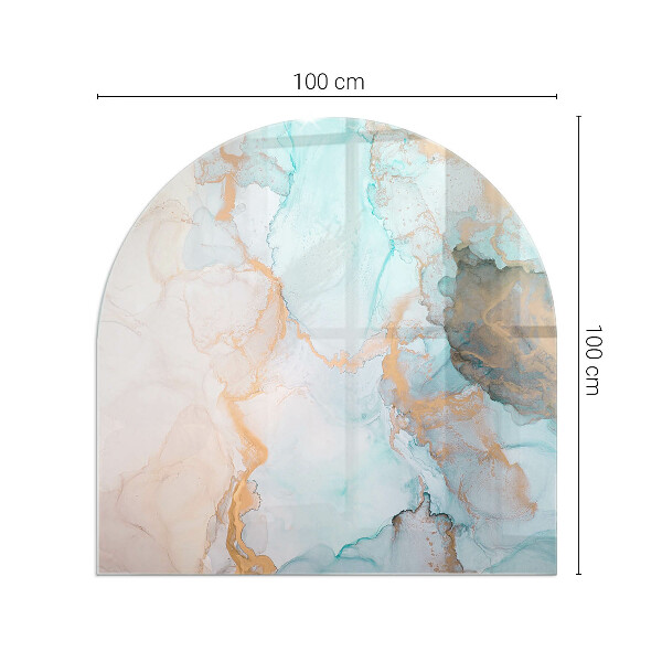 Sklo pod krb Abstraktný tekutý vzor