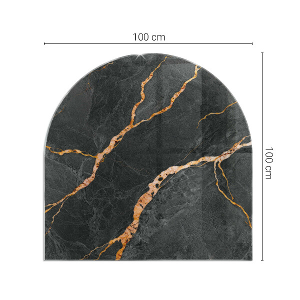 Sklo pod krb Elegantný mramor s žilami