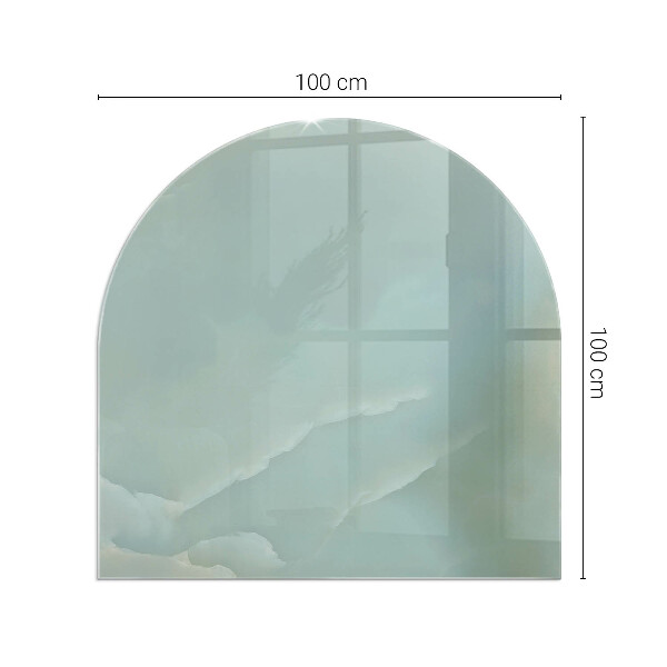 Sklo pod krb Jemný mramorový vzor