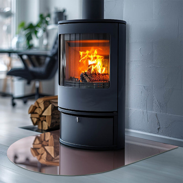 Sklo pod krb Farba ružová