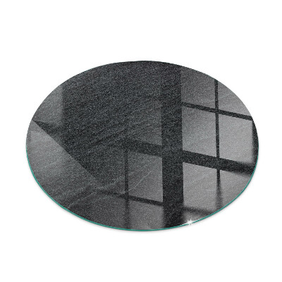 Okrúhle sklo pod krb Textúra prírodného kameňa